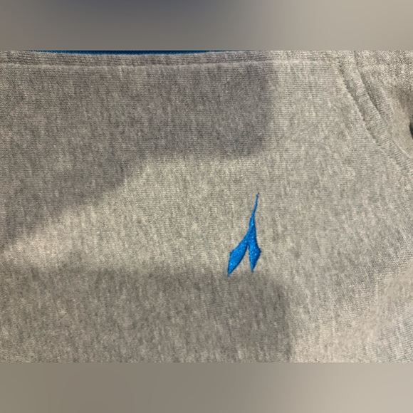 Grey and blue Zip up hoodie - Picture 4 of 5